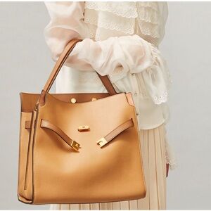 Tory Burch Lee Radziwell Double Bag in Tiramisu